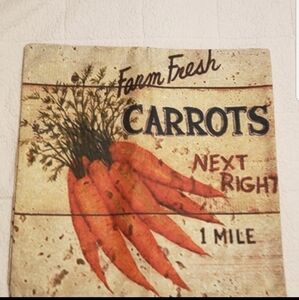 NEW CARROT PILLOW COVER‎ 18"X18